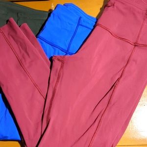 Lululemon (3 pairs) 🍋 leggings size 6